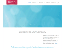 Tablet Screenshot of mipco-plast.com